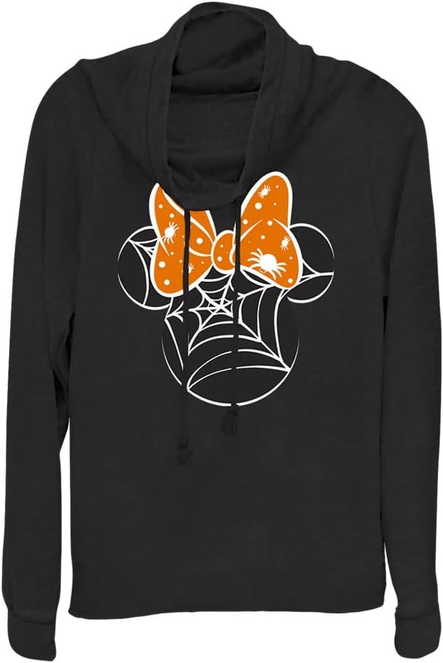 Disney Baby Boys Mickey & Friends Halloween Minnie Spider Web Logo Cowl Neck
