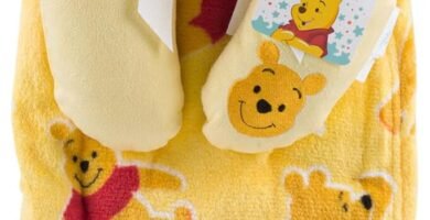 Disney Baby Winnie The Pooh Blanket and Headrest Set