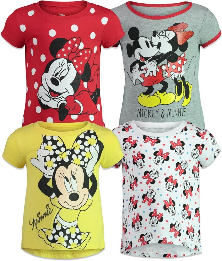 Disney Frozen Girls 3 Pack Short Sleeve T-Shirts