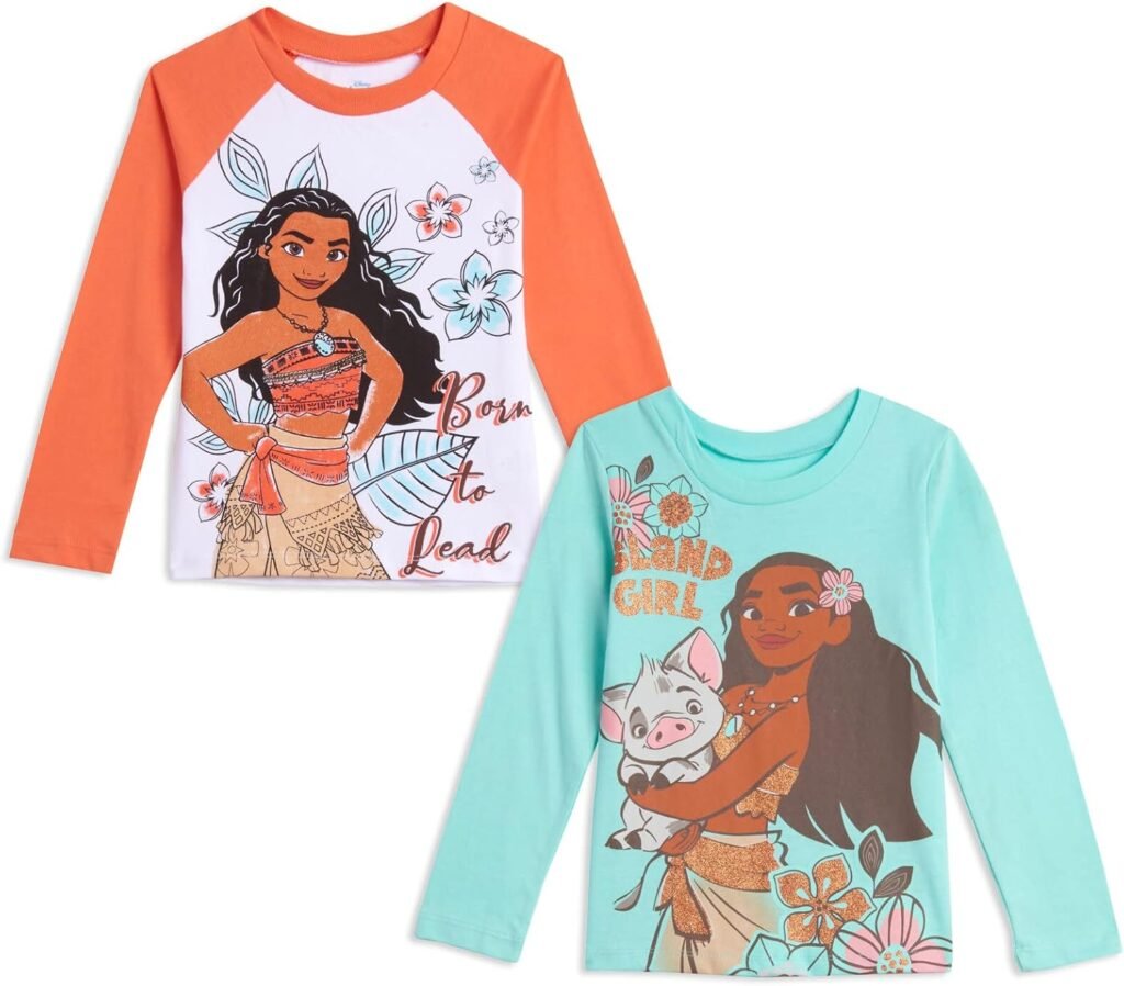 Disney Moana 2 Pack T-Shirts Infant to Little Kid Disney Moana 2 Pack T-Shirts Infant to Little Kid