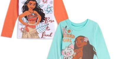 Disney Moana 2 Pack T-Shirts Infant to Little Kid