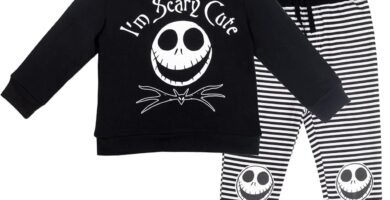 Disney Nightmare Before Christmas Jack Skellington Baby Boys Hoodie Pant Set