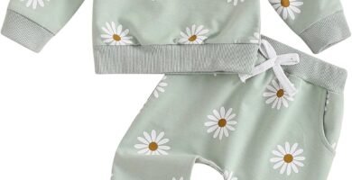 Domisola Baby Girl Fall Winter Outfits Long Sleeve Pullover Tops Sweatshirt Pants Set Infant Toddler Clothes 2Pcs Set Domisola Baby Girl Fall Winter Outfits Long Sleeve Pullover Tops Sweatshirt Pants Set Infant Toddler Clothes 2Pcs Set