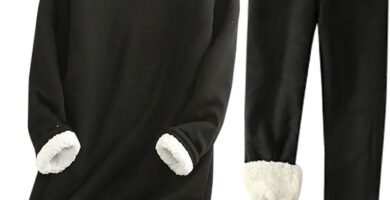 EMUKFD Women’s 2 Piece Outfits Tracksuits Fuzzy Fleece Warm Long Sleeve Tops and Pants Pajamas Sets Holiday Loungewear Sportswear Ladies Fleece Pyjamas Activewear