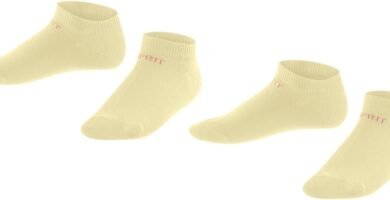 ESPRIT Unisex Kids Foot Logo 2-Pack K SN Cotton Low-Cut Plain 2 Pairs Trainer Socks