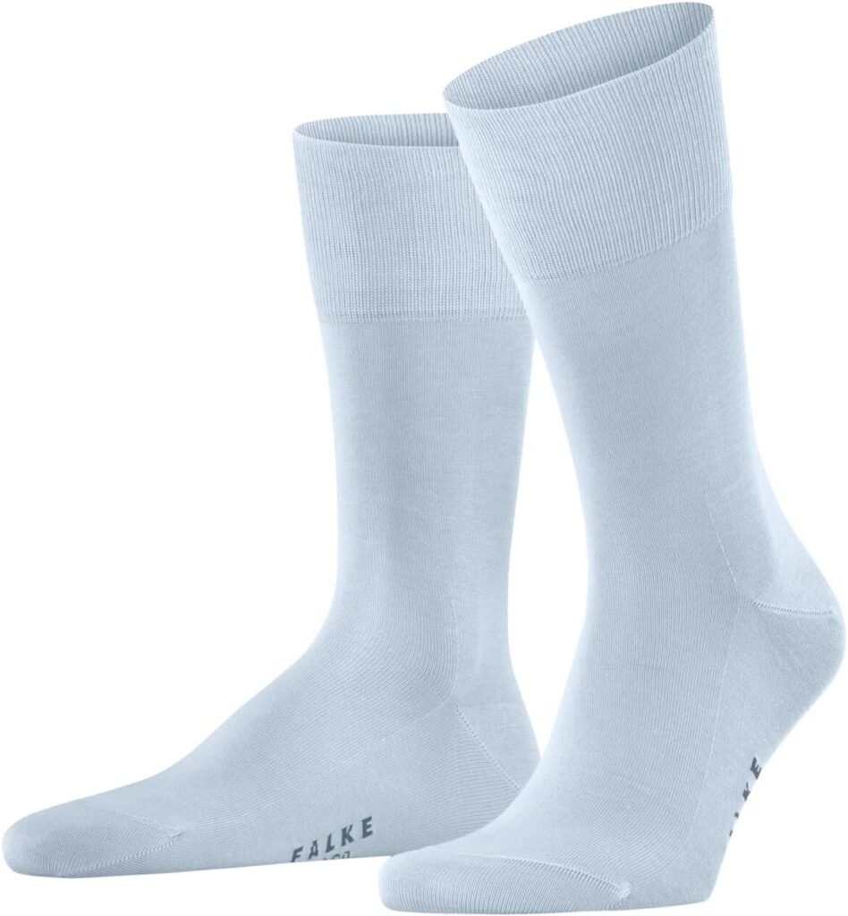 FALKE Men’s Tiago Socks Breathable Sustainable Organic Fil D’Écosse Cotton Thin Mix Plain Patterned excellent Elegant Extra-Soft On Skin Flat Seam In Toe Area For Dress Casual Business Looks 1 Pair