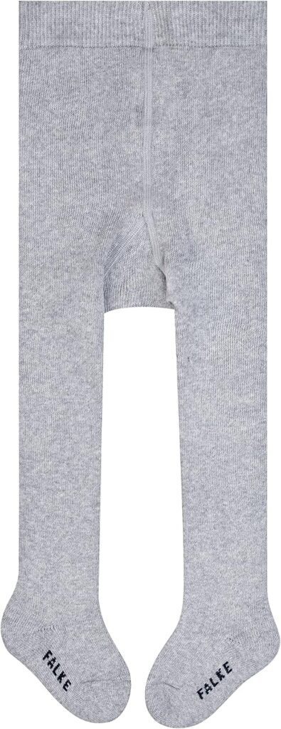 FALKE Unisex Baby Soft Plush Tights Cotton Grey Navy Blue White Thick Warm Long Tight For Winter Newborn Boy Or Girl Patterned 1 Pair