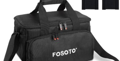 FOSOTO Large Camera Shoulder Bag Camcorder Case Video Camera Gadget Bag Protective Camera Bag with Padded Dividers Compatible for Canon, Nikon, Sony DSLR SLR Lens and Accessories FOSOTO Large Camera Shoulder Bag Camcorder Case Video Camera Gadget Bag Protective Camera Bag with Padded Dividers Compatible for Canon, Nikon, Sony DSLR SLR Lens and Accessories