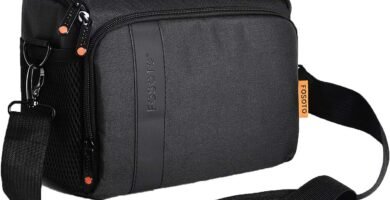 FOSOTO Waterproof Anti-Shock Camera Shoulder Bag Case Compatible for Canon EOS 4000D 2000D 77D 60D 80D 6D MarkII M50 M6, Nikon D3500 D3200 D5600 D7500, Sony Olympus with Raincover (Black) FOSOTO Waterproof Anti-Shock Camera Shoulder Bag Case Compatible for Canon EOS 4000D 2000D 77D 60D 80D 6D MarkII M50 M6, Nikon D3500 D3200 D5600 D7500, Sony Olympus with Raincover (Black)