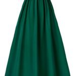 FRIUSATE Green Regency Dress, Renaissance Dress, Regency Dresses for Women Costume with Sash Empire Waist Ruffled Puff Sleeve Long Dress for Parties, Weddings and Gala