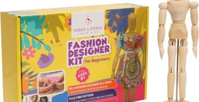 Fashion Designer Kits for Girls & Boys Ages 8+ Learn To Use Draft & Re-Design Patterns, Sew & Be A Fashion Designer For The 8.5 In. Mannequin. Top Gifts For 9 Year Old Girls, Children’s Sewing Kits Fashion Designer Kits for Girls & Boys Ages 8+ Learn To Use Draft & Re-Design Patterns, Sew & Be A Fashion Designer For The 8.5 In. Mannequin. Top Gifts For 9 Year Old Girls, Children’s Sewing Kits
