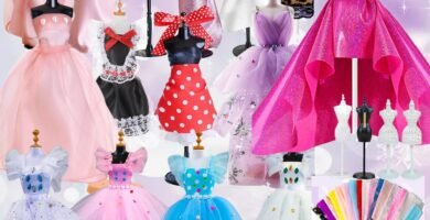 Fashion Designer for Girls, Creativity DIY Arts and Crafts Kit Learning Sewing Toys with 4 Mannequins, Doll Clothes Making Kit Teen Girls Kids Birthday Gift Fashion Designer for Girls, Creativity DIY Arts and Crafts Kit Learning Sewing Toys with 4 Mannequins, Doll Clothes Making Kit Teen Girls Kids Birthday Gift
