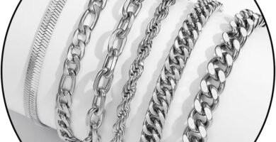 Fehki Mens Bracelets 6 Pcs Bracelets for Men Stainless Steel Bracelet Cuban Link Chain Bracelet Mens Jewellery Gift for Men Him Dad Boyfriends Husband Fehki Mens Bracelets 6 Pcs Bracelets for Men Stainless Steel Bracelet Cuban Link Chain Bracelet Mens Jewellery Gift for Men Him Dad Boyfriends Husband