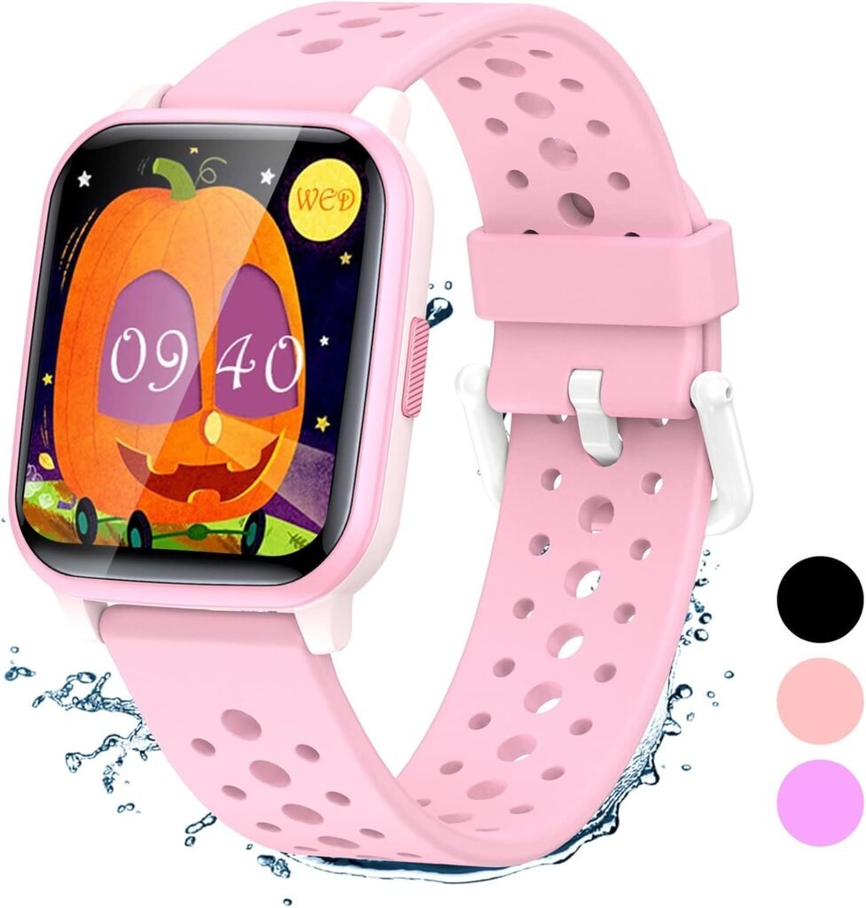 Fitness Tracker Watch for Kids, SOPPY Activity Tracker, Smart Watch with Games, Pedometer, Heart Rate & Sleep Monitor, Stopwatch, IP68 Waterproof Sport Watch, Great Gifts for Boys Girls Teens