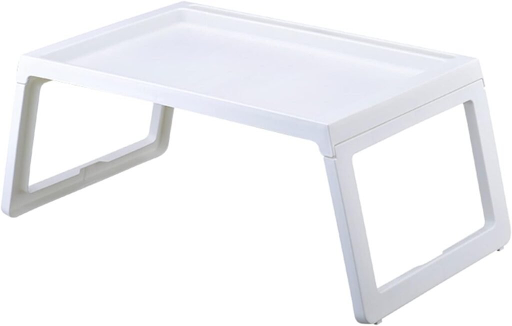Foldable Laptop Table for Bed, Lap Desk Bed Desk,Breakfast Serving Bed Tray, Portable Mini Picnic Table Save Space Laptop Desk for Home Office Students Use as Computer Laptop Stand,L56CM