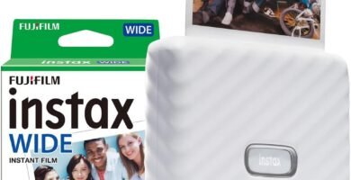 Fujifilm Instax Link Wide Printer & 20 Shots – Ash White