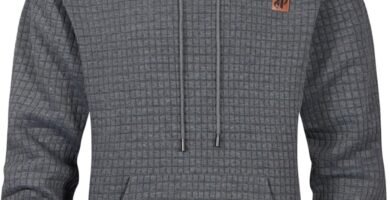 Furpazven Mens Hoodie Pullover Sweatshirt UK Long Sleeve Fleece Color Block Patchwork Hoodies with Pocket