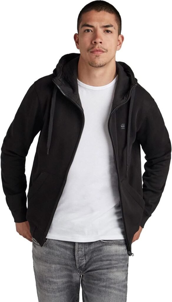 G-STAR RAW Men’s Premium Core Hooded Zip Sweater