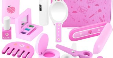 GAGAKU Wooden Makeup Set Kids Pretend Makeup Sets Wooden Toy Kit Montessori Fake Makeup Play Dress Up Kit with Hair Dryer Mirror for Toddler Children Little Girls Perfume Gifts Ages 3 + GAGAKU Wooden Makeup Set Kids Pretend Makeup Sets Wooden Toy Kit Montessori Fake Makeup Play Dress Up Kit with Hair Dryer Mirror for Toddler Children Little Girls Perfume Gifts Ages 3 +