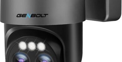 GENBOLT 2.5K PTZ WiFi Security Camera Outdoor with PoE, Dual lens CCTV Home Surveillance Camera with 12X Hybrid Zoom, IP Camera with Color Night 4MP, Auto Tracking Humanoid Detection(2.4&5GHz)