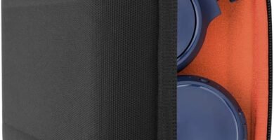 Geekria Shield Headphones Case Compatible with JBL Tune 510BT, Tune 660NC, Tune 560BT, Tune 500BT, Jr 310BT Case, Replacement Hard Shell Travel Carrying Bag with Cable Storage (Black)