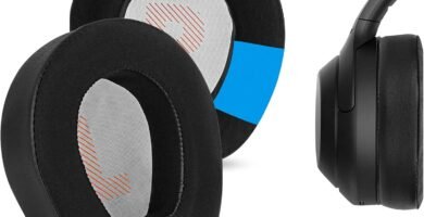 Geekria Sport Cooling-Gel Replacement Ear Pads for JBL Quantum ONE Wireless Headphones Ear Cushions, Headset Earpads, Ear Cups Cover Repair Parts (Black)
