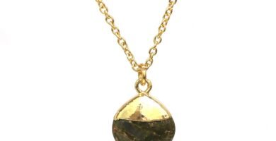 Gempires New Years Gift Natural Unakite Teardrop Pendant, Jewelry for Women, Healing Gifts, Crystal Necklace, 16+2 inch Adjustable 14k Yellow Gold Plated Chain Gempires New Years Gift Natural Unakite Teardrop Pendant, Jewelry for Women, Healing Gifts, Crystal Necklace, 16+2 inch Adjustable 14k Yellow Gold Plated Chain