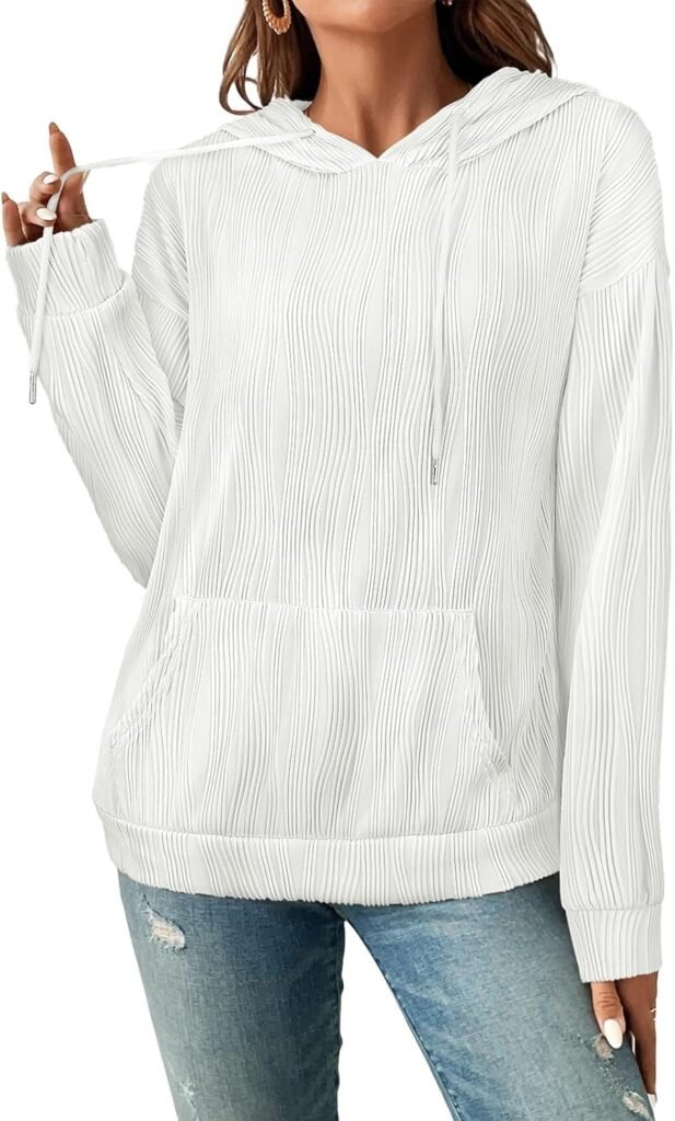 Gemulate Long Sleeve Basic T-Shirts Crewneck Womens Tops Trendy Dressy Casual Solid Loose Textured Blouses Outfits S-XXL Gemulate Long Sleeve Basic T-Shirts Crewneck Womens Tops Trendy Dressy Casual Solid Loose Textured Blouses Outfits S-XXL