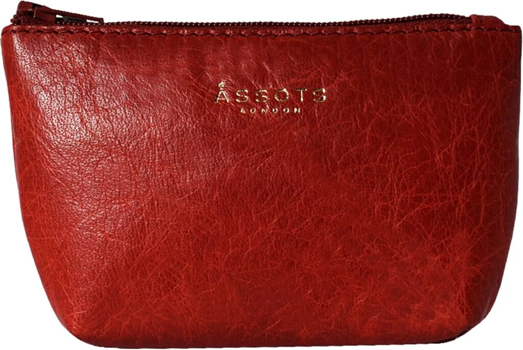 Genuine Soft Real Leather Zip Around Coin Purse for Women Accessory Mini Pouch