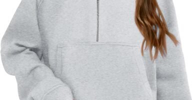 Girls Half Zip Sweatshirt Fleece Quarter Zip Pullover Sweatshirts Autumn Clothes for Teen Girls Thumb Hole Sweatshirts For 5-14 Years Girls Half Zip Sweatshirt Fleece Quarter Zip Pullover Sweatshirts Autumn Clothes for Teen Girls Thumb Hole Sweatshirts For 5-14 Years