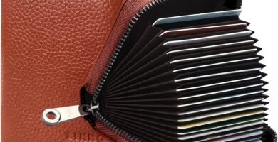 Goopai RFID 20 Card Slots Credit Card Holder Genuine Leather Accordion Card Case Small Wallet for Women or Men with Zipper (Brown) Goopai RFID 20 Card Slots Credit Card Holder Genuine Leather Accordion Card Case Small Wallet for Women or Men with Zipper (Brown)