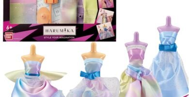HARUMIKA 40445 Fashion Design for Kids-Craft Your Own Catwalk Looks with This Creative Kit-Double Torso Dreamy Cute Bridal Set-Includes Reusable Mannequins, Fabric and Accessories, Multicolour HARUMIKA 40445 Fashion Design for Kids-Craft Your Own Catwalk Looks with This Creative Kit-Double Torso Dreamy Cute Bridal Set-Includes Reusable Mannequins, Fabric and Accessories, Multicolour