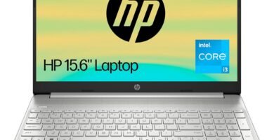 HP 15.6″ Laptop | Intel Core i3-1215U Processor | 8GB RAM | 256GB SSD | Intel UHD Graphics |FHD Display| Up to 7hrs battery | Win 11 | Thin & Light | Dual Speakers | Natural Silver | 15s-fq5026sa HP 15.6″ Laptop | Intel Core i3-1215U Processor | 8GB RAM | 256GB SSD | Intel UHD Graphics |FHD Display| Up to 7hrs battery | Win 11 | Thin & Light | Dual Speakers | Natural Silver | 15s-fq5026sa