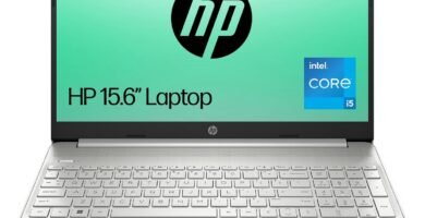 HP 15.6″ Laptop | Intel Core i5-1235U Processor | 8 GB RAM | 256 GB SSD | Intel Iris Xe Graphics | FHD Display | Up to 7hrs battery | Win 11 | Dual Speakers | Natural Silver | 15s-fq5021sa HP 15.6″ Laptop | Intel Core i5-1235U Processor | 8 GB RAM | 256 GB SSD | Intel Iris Xe Graphics | FHD Display | Up to 7hrs battery | Win 11 | Dual Speakers | Natural Silver | 15s-fq5021sa