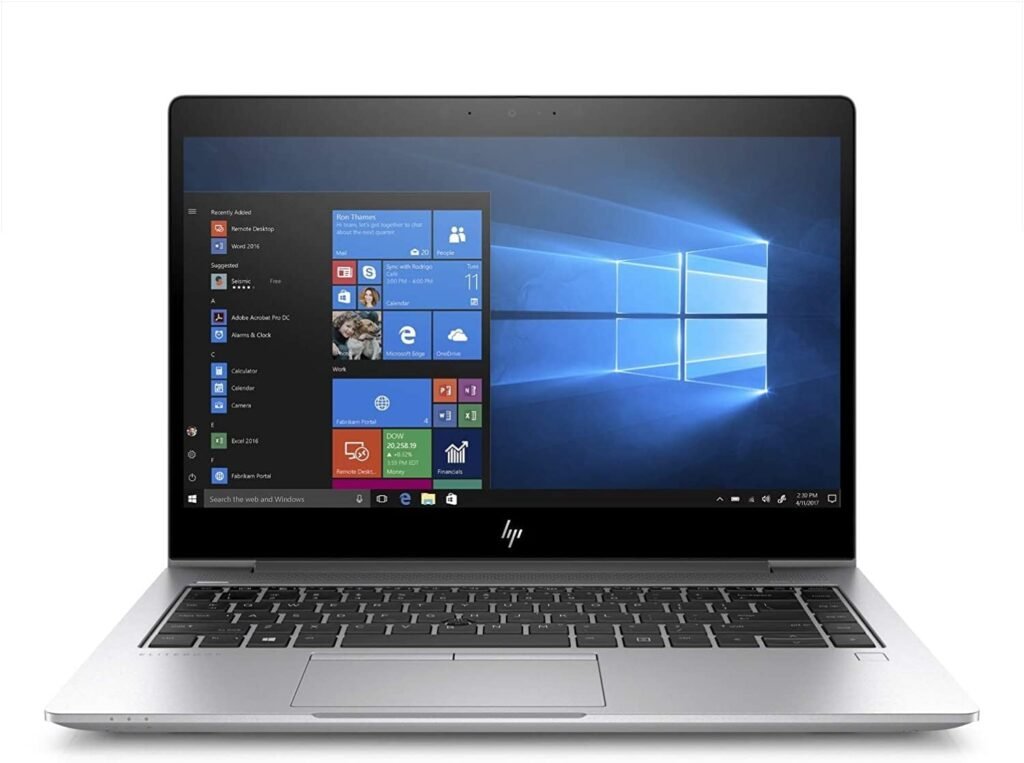 HP EliteBook 840 G6 – i7-8565U (4 Cores, 4.6GHz), 16GB DDR4, 1TB NVMe, UHD Graphics, Fingerprint, SD & Smart Card reader, WIFI 5 & BT 4.2, UK keyboard Layout, Windows 11 Pro – 14” Ultrabook (Renewed)