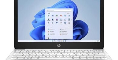 HP Stream 11-ak0027na 11.6” HD – Intel Celeron N4120, 64GB eMMC, 4GB DDR4, SD Card Reader, Intel UHD Graphics, WIFI 6 & Bluetooth 5.3, HD Webcam, Dual speakers, UK Keys, Windows 11 Home (Renewed) HP Stream 11-ak0027na 11.6” HD – Intel Celeron N4120, 64GB eMMC, 4GB DDR4, SD Card Reader, Intel UHD Graphics, WIFI 6 & Bluetooth 5.3, HD Webcam, Dual speakers, UK Keys, Windows 11 Home (Renewed)