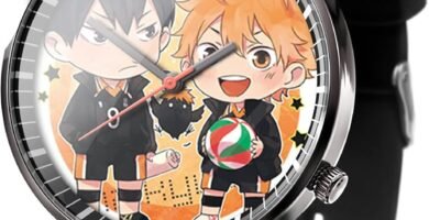 Haikyuu Anime Watch Tobio Kageyama Shoyo Hinata Cosplay Printed Wristwatches Analogue Quartz Watch Christmas Birthday Gift for Teens Boys Girls