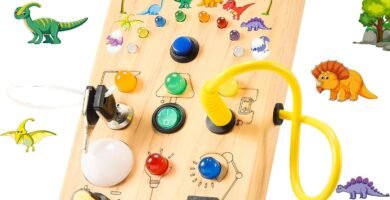 HappyGoLucky Dinosaur Busy Board 1-3 Year Old, Montessori Toys for 1-3 Year Olds Boys Girls Toddlers Toys Sensory Toys for Autism 1-3 Year Old Boys Toys age 1-3 Xmas Gifts for Kids Boys Birthday Gifts HappyGoLucky Dinosaur Busy Board 1-3 Year Old, Montessori Toys for 1-3 Year Olds Boys Girls Toddlers Toys Sensory Toys for Autism 1-3 Year Old Boys Toys age 1-3 Xmas Gifts for Kids Boys Birthday Gifts