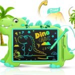 HappyGoLucky Toys for 2-6 Year Old Boy, Lcd Drawing Tablet for Kids Dinosaur Toys for Boys 2-6 Year Old Boys Gifts Toddler Toys Girls Boys Toys age 3-6 Christmas Eve Xmas Gifts Girls Birthday Presents