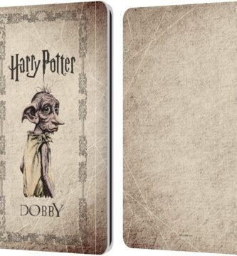Head Case Designs Officially Licensed Harry Potter Dobby House Elf Creature Chamber Of Secrets II Leather Book Wallet Case Cover Compatible With Kindle Paperwhite 1/2 / 3