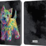 Head Case Designs Officially Licensed P.D. Moreno Marvin The Westie Dog Animals II Leather Book Wallet Case Cover Compatible With Kindle Paperwhite 1/2 / 3