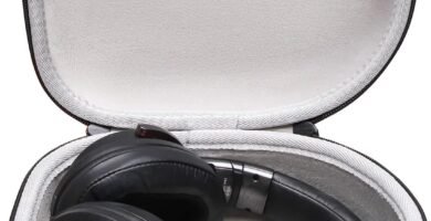 Headphone Headset Case for JBL, Beats, Sony, Soundcore Anker, Raycon, TOZO, SteelSeries, Logitech, Jabra, Bose, Audio-Technica, Sennheiser Headphones, Black+Grey