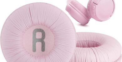 Headphones Replacement Earpads Ear Cushions for JBL Tune600 T450 T450BT T500BT JR300BT (pink)