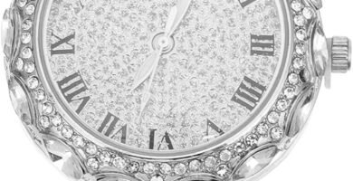 Hemobllo Ladies Watch, Elegant Girl Watch, Luxury Iced Watch, Rhinestone Wristwatch Female Watch Business Women Watch Girl Watches Girl Presents (Silver) Hemobllo Ladies Watch, Elegant Girl Watch, Luxury Iced Watch, Rhinestone Wristwatch Female Watch Business Women Watch Girl Watches Girl Presents (Silver)