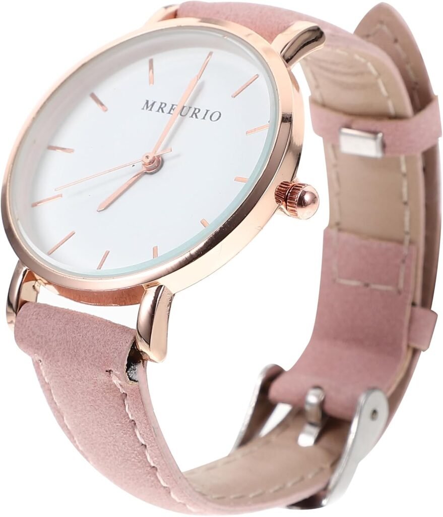 Hemobllo Watches for Women, Leather Casual Quartz Watch, Simple Ladies Watch Women Wrist Watch for Women Ladies Girls