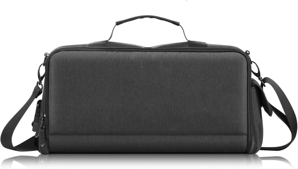 Hensych Outdoor Portable Camera Crossbody Shoulder Bag Lens Storage Bag Handbag Photography Supplies for DSLR Camera Lens Fill Light Drone Applicable for Travel/Shopping/Shooting/Business.etc