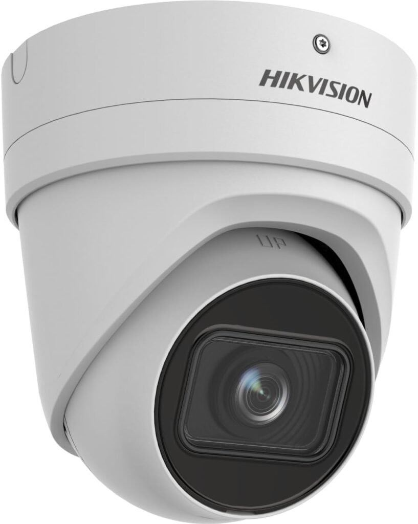 Hikvision DS-2CD2H46G2-IZS (2.8-12 mm) (C) Turret Surveillance Camera with 4 Megapixels, up to 40 m Lighting, Professional Surveillance Camera, Acusense Camera with False Alarm Filter