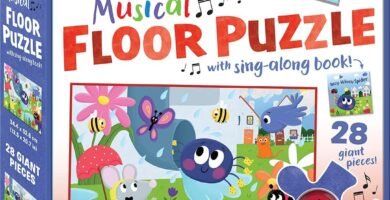 Hinkler | Incy Wincy Spider Nursery Rhymes Floor Puzzle with Sounds and Story Book | Musical Nursery Rhyme Button | Story Book for Toddlers | Ages 3 Years Plus Hinkler | Incy Wincy Spider Nursery Rhymes Floor Puzzle with Sounds and Story Book | Musical Nursery Rhyme Button | Story Book for Toddlers | Ages 3 Years Plus