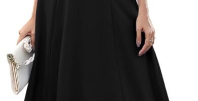 Husmeu Summer Dresses for Women Wedding Guest Dresses Elegant Long Sweetheart Neckline Sleeveless Cocktail Dress Husmeu Summer Dresses for Women Wedding Guest Dresses Elegant Long Sweetheart Neckline Sleeveless Cocktail Dress