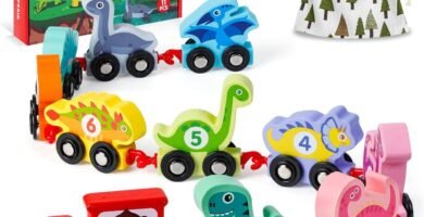 INSTOY Toddler Toys for 2 3 4 Year Olds Boys Gifts,Wooden Dinosaur Train Set, Montessori Car Toys for Kids Age 3-6,Learning Educational Toys for 2 3 4 5 Year Olds Girls Gifts INSTOY Toddler Toys for 2 3 4 Year Olds Boys Gifts,Wooden Dinosaur Train Set, Montessori Car Toys for Kids Age 3-6,Learning Educational Toys for 2 3 4 5 Year Olds Girls Gifts
